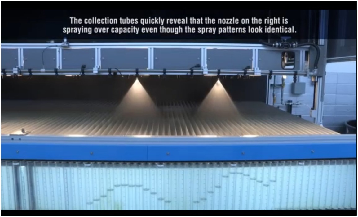 detect spray nozzle wear
